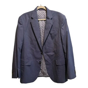 NWOT Ted Baker‎ London Endurance Blazer In Navy Size 44R